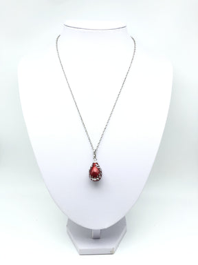 Red Egg Pendant Necklace jewelry Keren Kopal