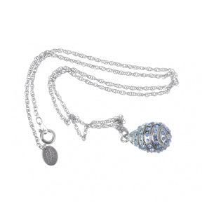 Silver Egg Pendant Necklace jewelry Keren Kopal