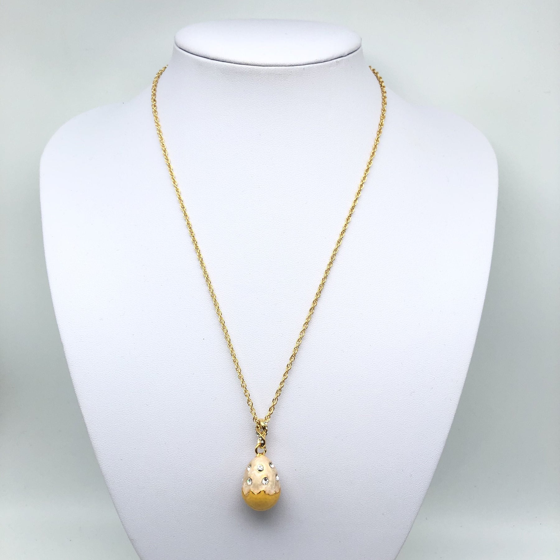 Yellow Egg Pendant Necklace jewelry Keren Kopal