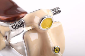 Beige Vespa trinket box Keren Kopal