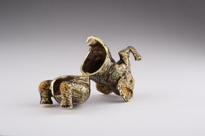 Brown Elephant trinket box Keren Kopal