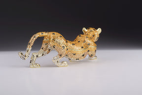 Brown Lioness, cheetah trinket box Keren Kopal