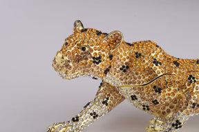 Brown Lioness, cheetah trinket box Keren Kopal