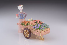 Keren Kopal Florist Cat trinket box 309.00