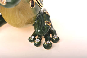 Keren Kopal Frog Playing the Saxophone trinket box 76.50