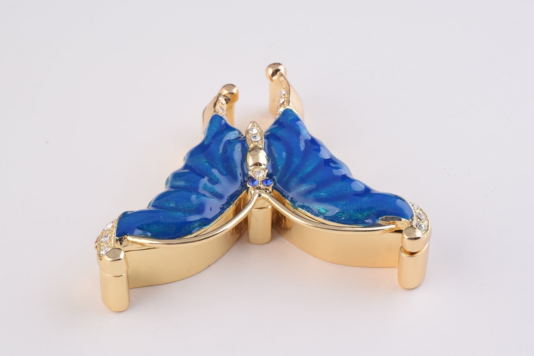 Keren Kopal Golden Blue Butterfly trinket box 54.00