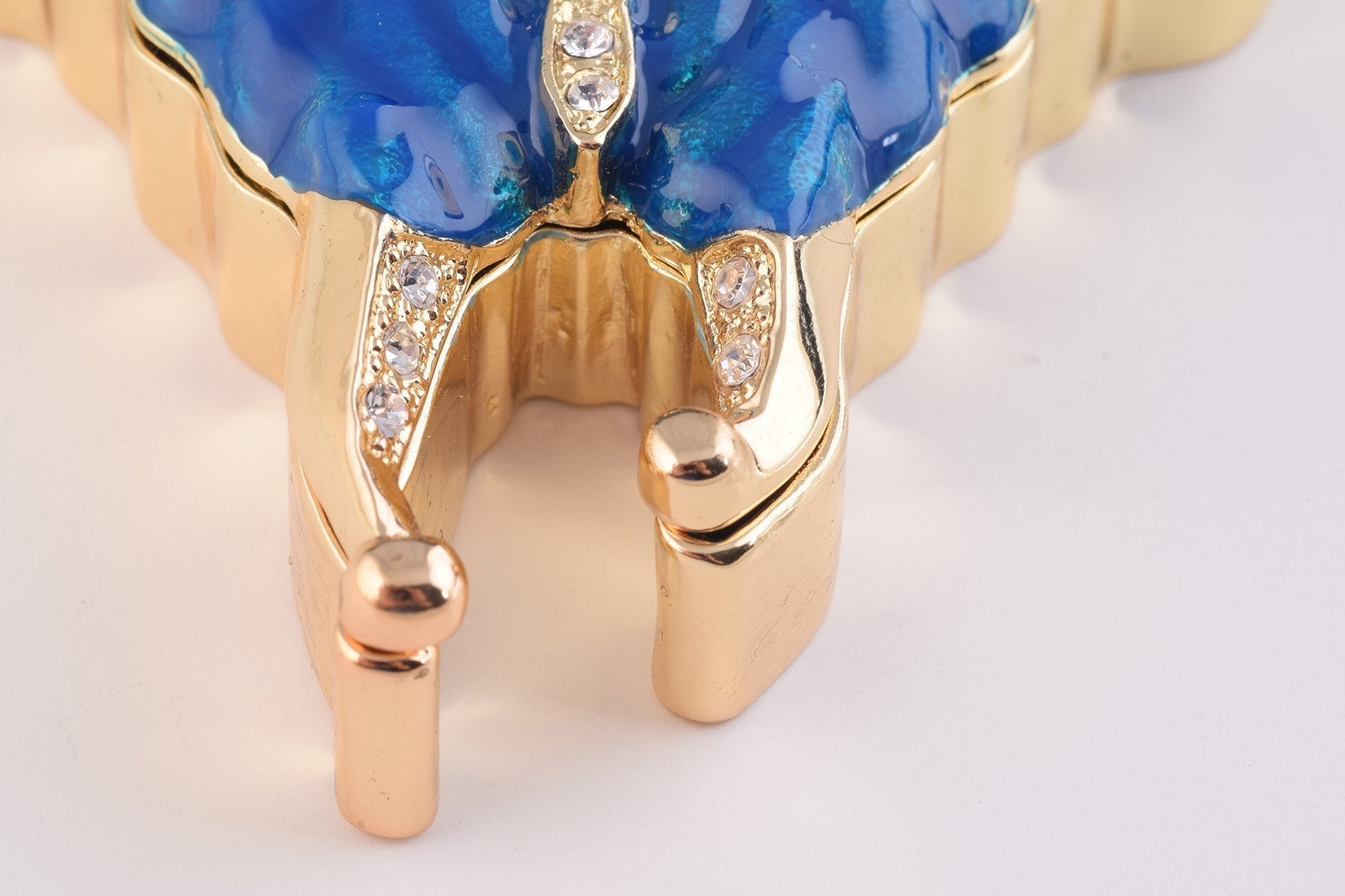 Keren Kopal Golden Blue Butterfly trinket box 54.00