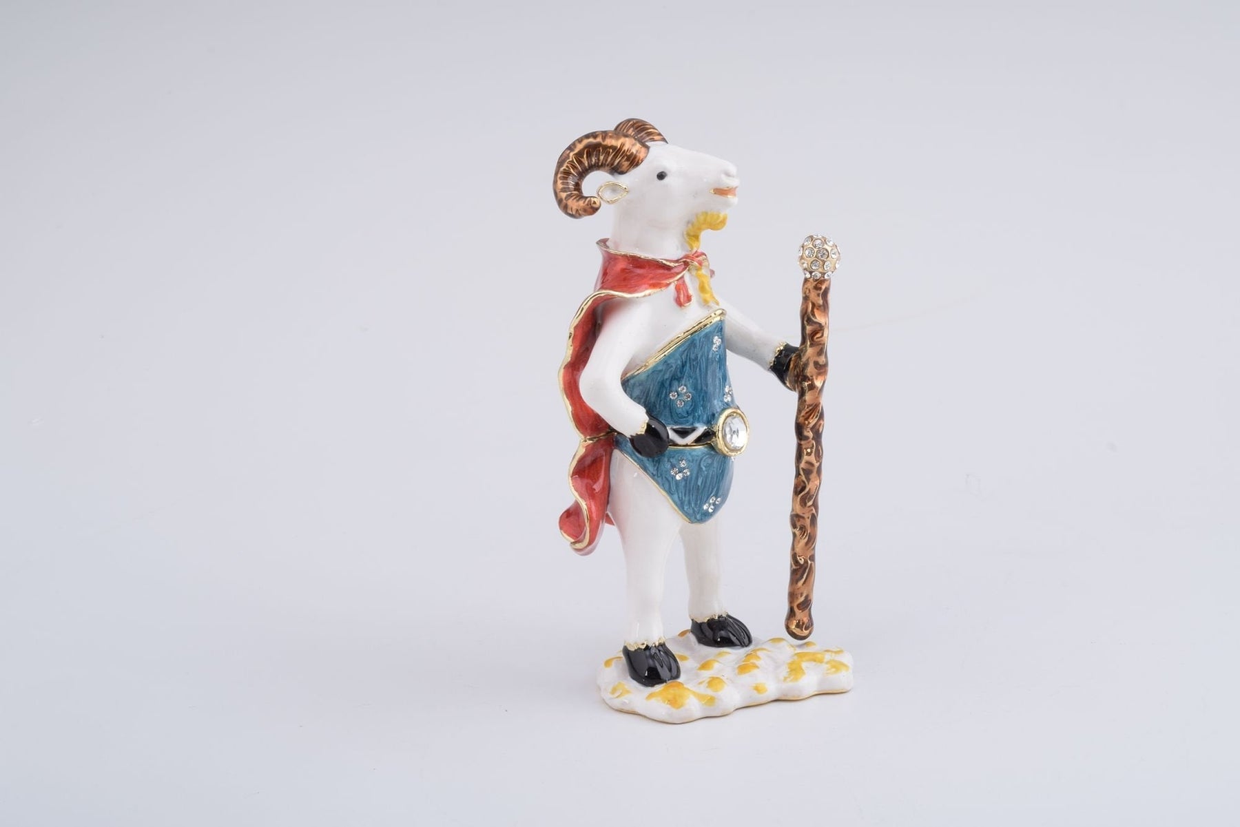 Keren Kopal King of Goats trinket box 87.75