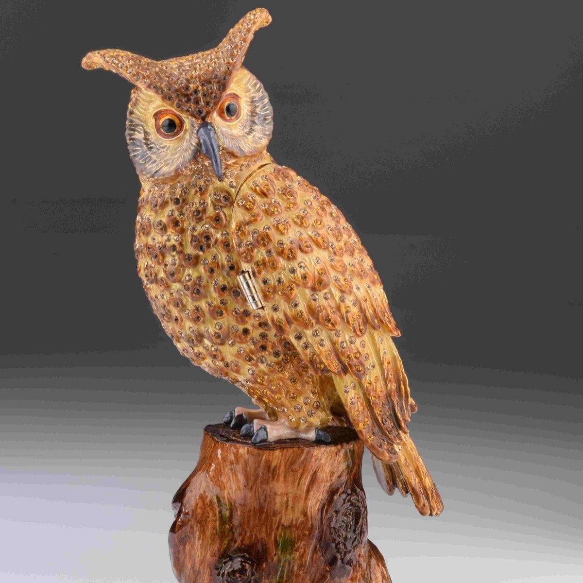 Keren Kopal Large Brown Owl trinket box 364.00