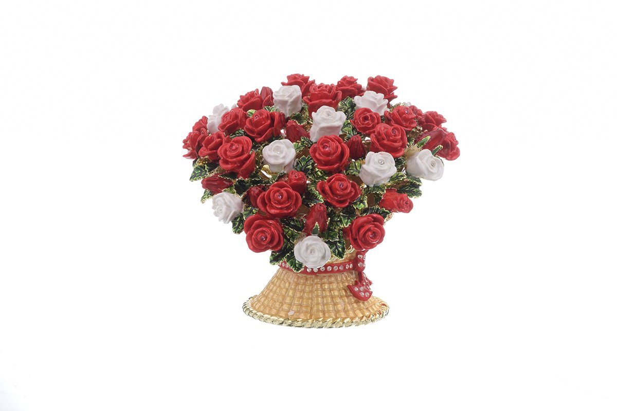 Large Flowers Vase trinket box Keren Kopal