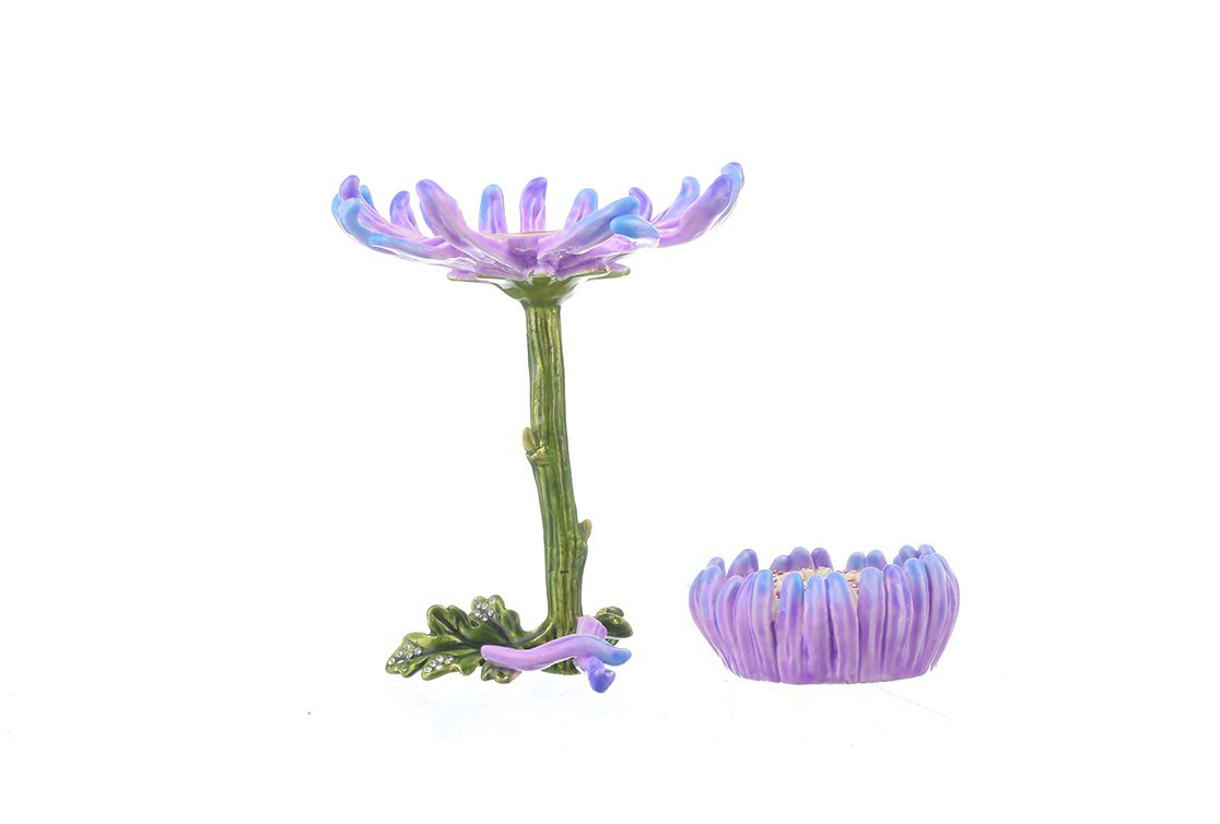 Purple Flower trinket box Keren Kopal