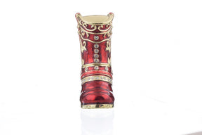 Red Musketeer Shoe trinket box Keren Kopal