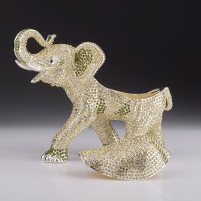 Silver Elephant trinket box Keren Kopal