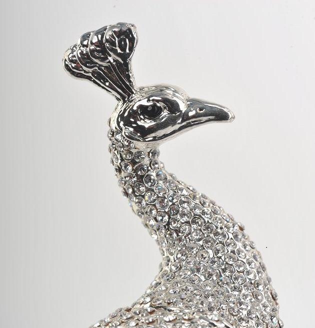 Keren Kopal Silver Peacock trinket box 368.50