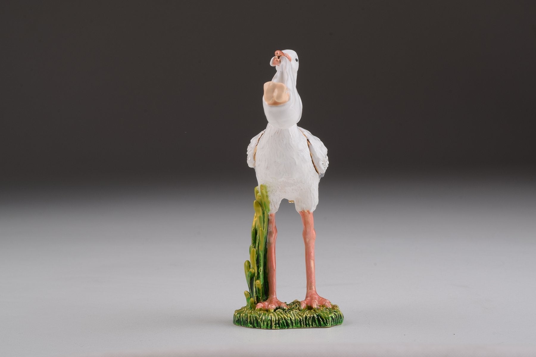 Keren Kopal White Stork Carring a Baby trinket box 99.00