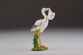 Keren Kopal White Stork Carring a Baby trinket box 99.00